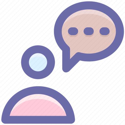 Chat, communication, conversion, man, message, talk icon - Download on Iconfinder
