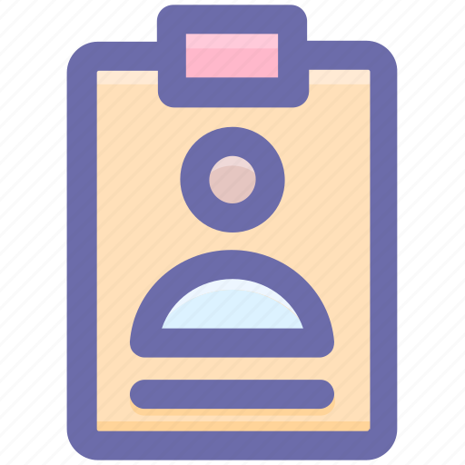 Business, card, employee, id, id card, man, user card icon - Download on Iconfinder