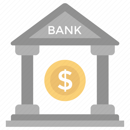 Bank, bank building, business building, depository home, financial institution icon - Download on Iconfinder