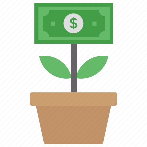 Business growth, dollar plant, expansion, finance development, growth and protection, progress icon - Download on Iconfinder
