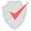 accepted, antivirus symbol, checkmark security, protection, verified security 
