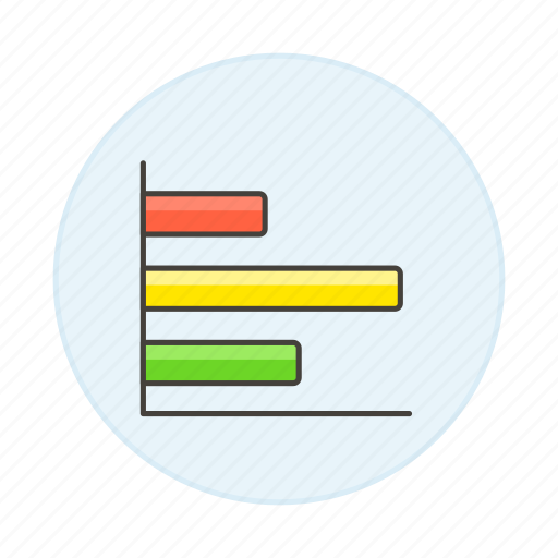 Analytics, bar, business, chart, graph, horizontal icon - Download on Iconfinder