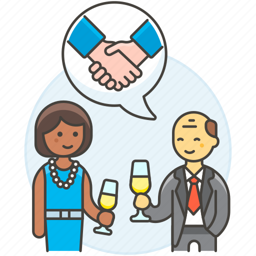 Agreement, business, celebration, cheers, deal, entrepreneur, man icon - Download on Iconfinder