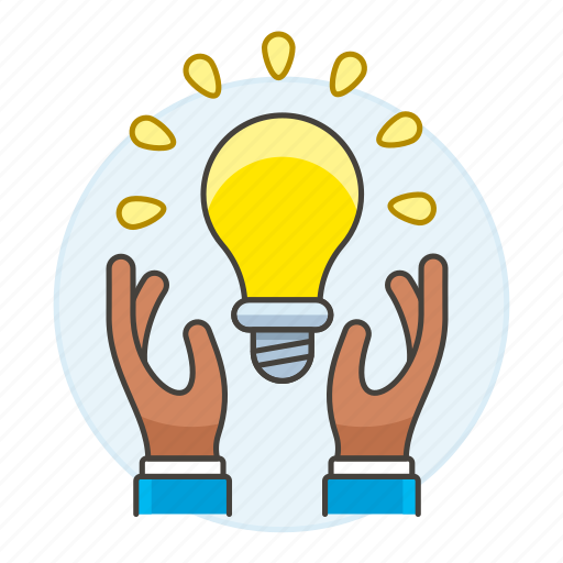 Creativity, business, light, hand, idea, building, lightbulb icon - Download on Iconfinder