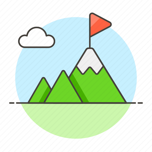 Business, challenge, goal, mountain, peak, strategy icon - Download on Iconfinder