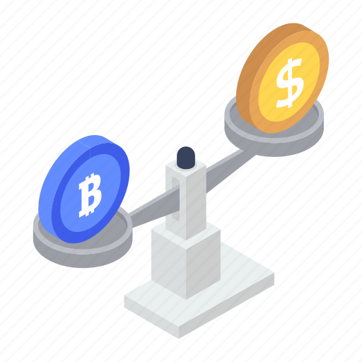 Balance scale, dollar vs euro, equality, financial balance, money comparison icon - Download on Iconfinder