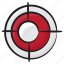 aim, bullseye, crosshair, focus, target 