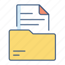 archive, document, extension, files, folder, format, paper