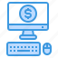 business, computer, money, monitor, screen 
