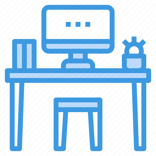 Computer, desk, office, table icon - Download on Iconfinder