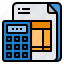 calculator, documant, papers, report, stat 