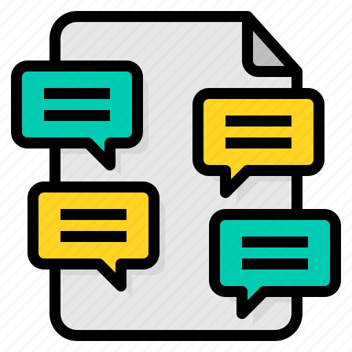 Answer, bubble, chat, document, question, speech icon - Download on Iconfinder