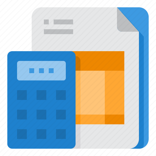 Calculator, documant, papers, report, stat icon - Download on Iconfinder