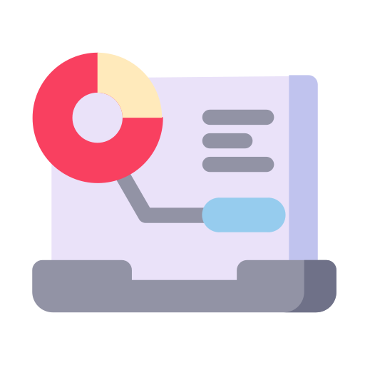 File, document, finance, business, laptop, data icon - Free download