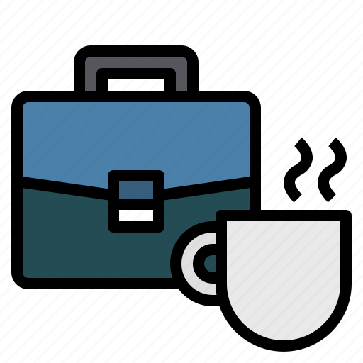 Briefcase, mug, cup, hot, drink icon - Download on Iconfinder