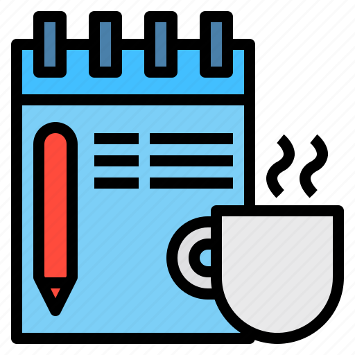 Calendar, pen, mug, business icon - Download on Iconfinder