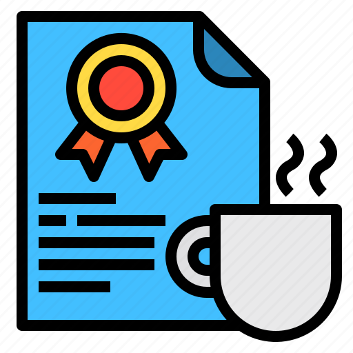Certificate, guarantee, reward, mug icon - Download on Iconfinder