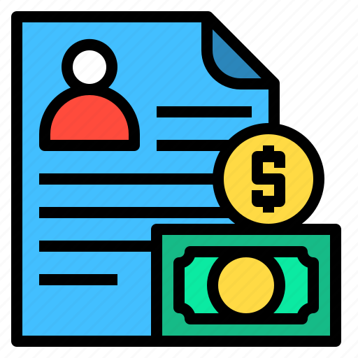 Profile, document, money, business icon - Download on Iconfinder