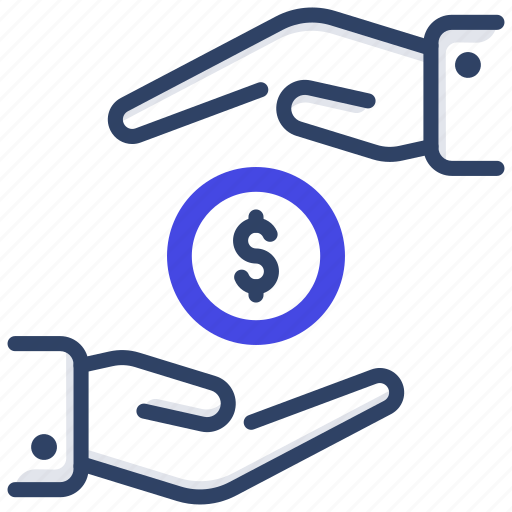 Money donation, financial, loan, dollar, money care icon - Download on Iconfinder
