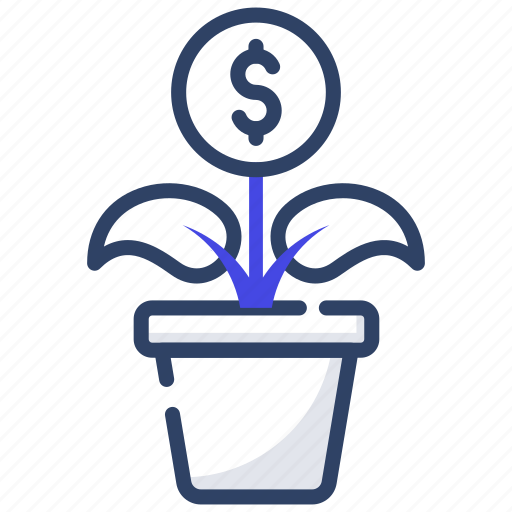 Money plant, economy plant, deposit plant, growth, wealth plant icon - Download on Iconfinder