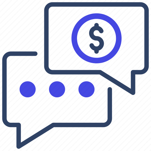 Financial message, financial chat, financial conversation, financial talk, financial advice icon - Download on Iconfinder