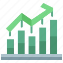 increase, profit, bar, chart, graph, growth, statistic