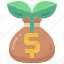 money, growth, plant, bank, bag, green, investment 