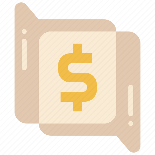 Talking, chat, box, message, business, money, conversation icon - Download on Iconfinder