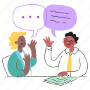 businessman, conversation, customer, work, business, negotiation, dialogue, deal