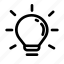idea, bulb, innovation, lamp, thinking 