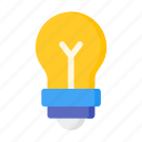 idea, creative, light, bulb, lamp