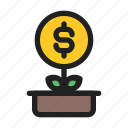 money, tree, growth, business, investment