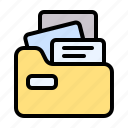 file, documents, box, paper, letter