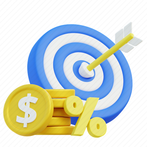 Target, business, goal, arrow, focus, marketing, finance 3D illustration - Download on Iconfinder