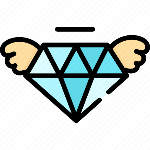 Diamond, jewelry, accessory, jewel, stone, gemstone icon - Download on Iconfinder