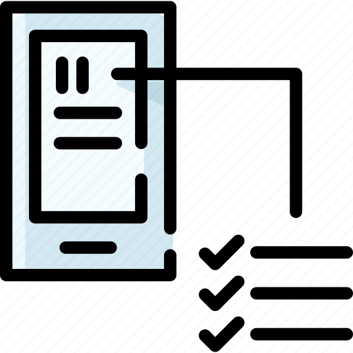 Phone, list, checklist icon - Download on Iconfinder