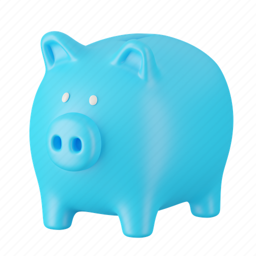 Piggy bank, saving 3D illustration - Download on Iconfinder