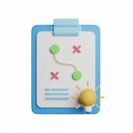 Business, strategy, front, planning, plan, marketing 3D illustration - Download on Iconfinder