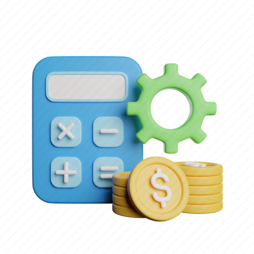 Finance, management, front, business, office, money, cash 3D illustration - Download on Iconfinder