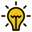 1, idea, business, innovation, creativities, bulb 