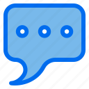 1, chat, bubble, message, speech, business