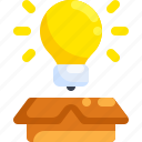 idea, lamp, light, bulb