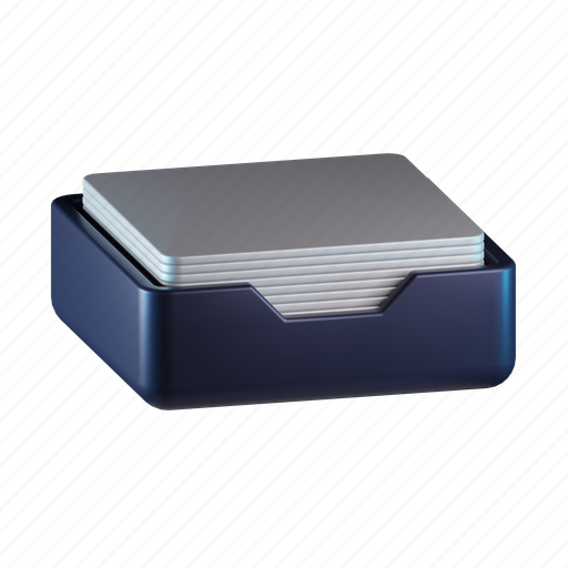 Archive, box, document, folder, files, file 3D illustration - Download on Iconfinder