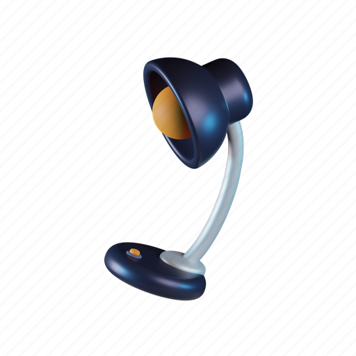 Desk lamp, lamp, electronic, light, desklight, device, lamplight 3D illustration - Download on Iconfinder