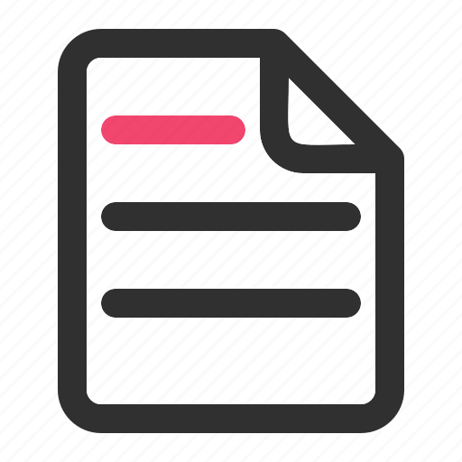File, document, page, file type, type, file format, data icon - Download on Iconfinder