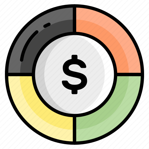 Pie chart, business, infographic, chart, coin, analytics, pie icon - Download on Iconfinder