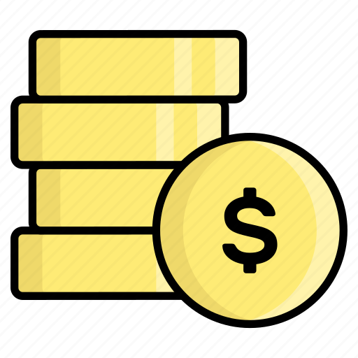 Coin, stack, money, dollar, cash, currency, business icon - Download on Iconfinder
