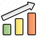 growth chart, growth, bar, analytics, statistics, chart, infographic