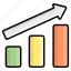 growth chart, growth, bar, analytics, statistics, chart, infographic 