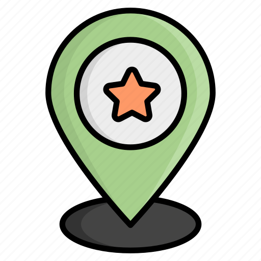 Navigation pin, location pointer, locator, map marker, pin, maps and location, placeholder icon - Download on Iconfinder